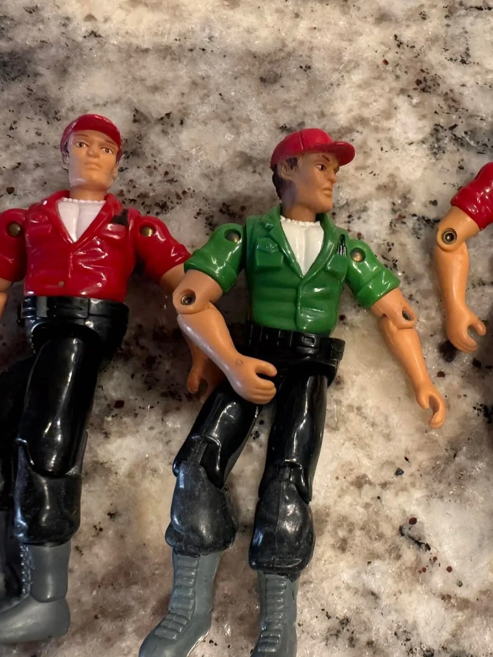 Vintage 3pc Action figures from Maisto Adventure wheels